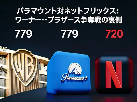 パラマウント対ネットフリックス:ワーナー・ブラザース争奪戦の裏側