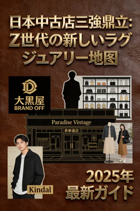 日本中古店の人気三強:どこが Z 世代と女性の心をつかむ?