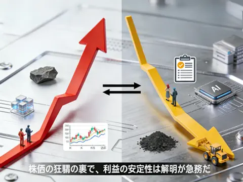 レアアースとAIの追い風により,古河機械【5715】の株価は1年で3倍に急騰
