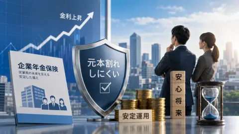 金利上昇で企業年金に変化 元本割れしにくい保険が見直される理由